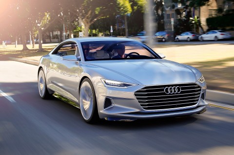 Audi’s Prologue concept car driven